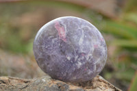 Polished Purple Lepidolite With Pink Tourmaline Points  x 12 From Madagascar - TopRock