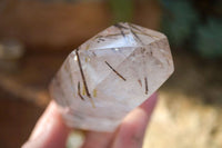 Polished  Rare Rutilated Quartz Points  x 2 From Madagascar