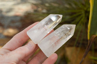 Polished Clear Quartz Crystal Points  x 12 From Madagascar - TopRock