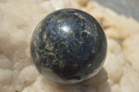 Polished Blue Iolite / Water Sapphire Sphere x 1 From Madagascar - TopRock