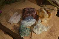 Natural Mixed Selection Of Minerals & Crystals  x 6 From Southern Africa