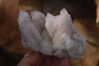 Natural Pale Lilac Spirit Quartz Clusters x 3 From Boekenhouthoek, South Africa