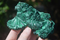 Natural Chatoyant Silky Malachite Specimens  x 2 From Congo - Toprock Gemstones and Minerals 