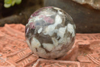 Polished Pink Tourmaline Rubellite Spheres x 3 From Ambatondrazaka, Madagascar - TopRock