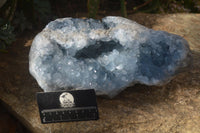 Natural Blue Celestite Geode Specimen  x 1 From Sakoany, Madagascar