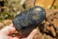 Polished Rare Iolite / Water Sapphire Standing Free Forms  x 6 From Madagascar - TopRock