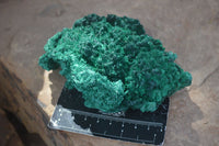 Natural Chatoyant Silky Malachite Specimens  x 2 From Congo - Toprock Gemstones and Minerals 