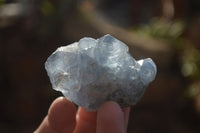 Natural Blue Celestite Crystal Specimens  x 12 From Sakoany, Madagascar