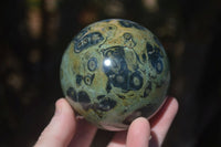 Polished Stromatolite / Kambamba Jasper Spheres  x 2 From Madagascar - Toprock Gemstones and Minerals 