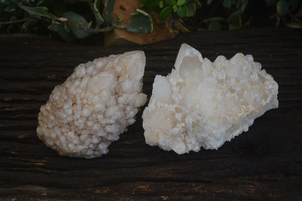 Natural Large Candle Quartz Formations  x 2 From Madagascar - Toprock Gemstones and Minerals 