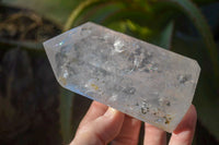 Polished  Rare Rutilated Quartz Points  x 2 From Madagascar