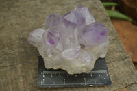 Natural Jacaranda Amethyst Clusters  x 3 From Mumbwa, Zambia - Toprock Gemstones and Minerals 