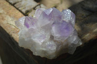 Natural Jacaranda Amethyst Clusters  x 3 From Mumbwa, Zambia - Toprock Gemstones and Minerals 