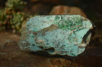 Natural Drusy Chrysocolla & Malachite Dolomite Specimens x 3 From Congo