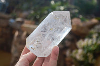 Polished  Rare Rutilated Quartz Points  x 2 From Madagascar