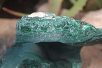 Natural Malachite Specimens x 2 From Congo