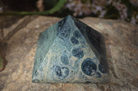 Polished Stromatolite Pyramids  x 3 From Madagascar