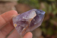 Polished Small Window Amethyst Crystals  x 12 From Madagascar - TopRock