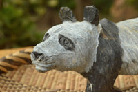 Polished Hand Carved Wonder stone Panda Sculpture x 1 From Zimbabwe - TopRock