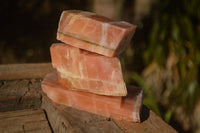 Natural New Sunset Orange Calcite Specimens  x 12 From Spitzkop, Namibia - Toprock Gemstones and Minerals 