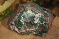 Natural Rare Ball Malachite On Drusy Quartz & Dolomite Matrix  x 2 From Kambove, Congo