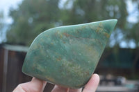 Polished Large Green Aventurine Free Forms  x 3 From Zimbabwe - TopRock