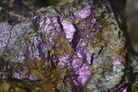 Natural Metallic Purpurite Cobbed Specimens x 3 From Erongo, Namibia