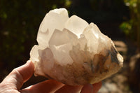 Natural Quartz Clusters With Large Crystals  x 4 From Mandrosonoro, Madagascar - TopRock