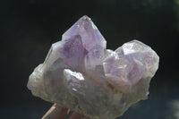 Natural Jacaranda Amethyst Clusters  x 3 From Mumbwa, Zambia - Toprock Gemstones and Minerals 