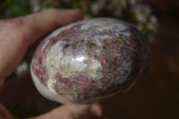 Polished Rubellite Pink Tourmaline Matrix Standing Free Forms x 2 From Madagascar