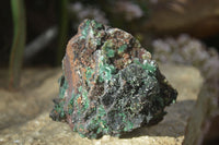 Natural Rare Ball Malachite On Drusy Quartz & Dolomite Specimens x 3 From Kambove, Congo