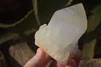 Natural Large Clear White Quartz Crystal Formations  x 6 From Madagascar