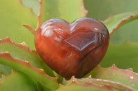 Polished Carnelian Agate Hearts  x 12 From Madagascar