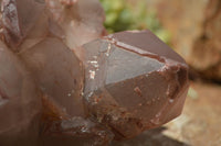 Natural Large Red Hematoid Phantom Quartz Cluster  x 1 From Karoi, Zimbabwe - TopRock