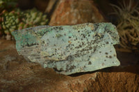 Natural Drusy Chrysocolla & Malachite Dolomite Specimens x 3 From Congo