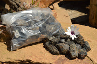 Natural Black Tourmaline Schorl Pieces  x 2 Kg Lot From Zambia - TopRock