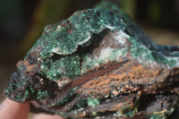 Natural Rare Ball Malachite On Drusy Quartz & Dolomite Specimens x 3 From Kambove, Congo