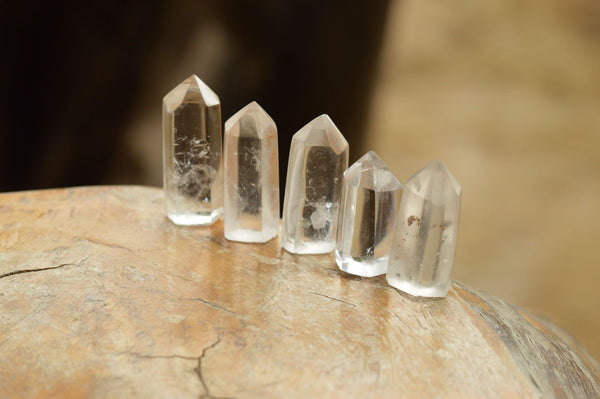 Polished Mini Clear Quartz Crystal Points x 70 From Madagascar - TopRock