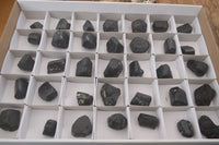 Natural Rough Schorl Black Tourmaline Crystals x 35 From Zimbabwe