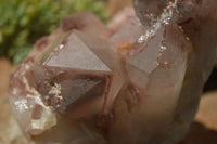 Natural Large Red Hematoid Phantom Quartz Cluster  x 1 From Karoi, Zimbabwe - TopRock