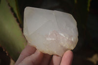 Natural Large Clear White Quartz Crystal Formations  x 6 From Madagascar