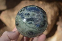 Polished Stromatolite / Kambamba Jasper Spheres  x 2 From Katsepy, Madagascar - Toprock Gemstones and Minerals 