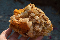 Natural Golden Limonite / Lemonite Quartz Clusters  x 4 From Solwezi, Zambia - TopRock