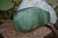 Polished Large Green Aventurine Free Forms  x 3 From Zimbabwe - TopRock