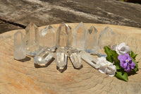 Polished Clear Quartz Crystal Points x 24 From Madagascar - TopRock