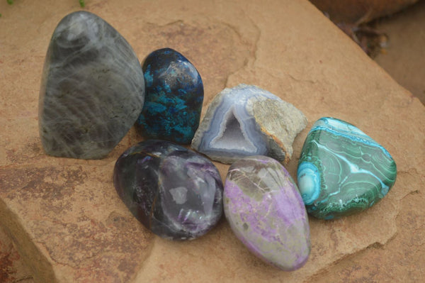 Polished Lovely Mixed Selection Of Retail Items  x 6 From Southern Africa - Toprock Gemstones and Minerals 