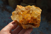 Natural Golden Limonite / Lemonite Quartz Clusters  x 4 From Solwezi, Zambia - TopRock