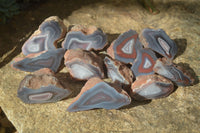 Polished River Agate Nodules  x 12 From Sashe River, Zimbabwe