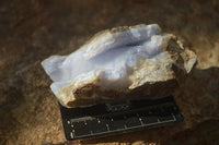 Natural Blue Lace Agate Geode Specimens  x 6 From Nsanje, Malawi