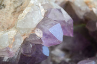 Natural Jacaranda Amethyst Cluster x 1 From Mumbwa, Zambia